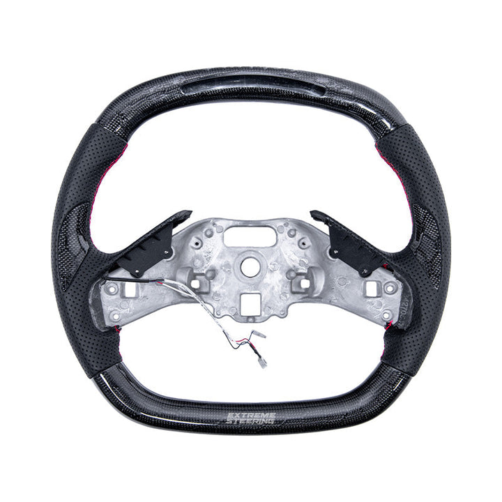 Corvette C8 LED Digital Display Carbon Fiber Steering Wheel