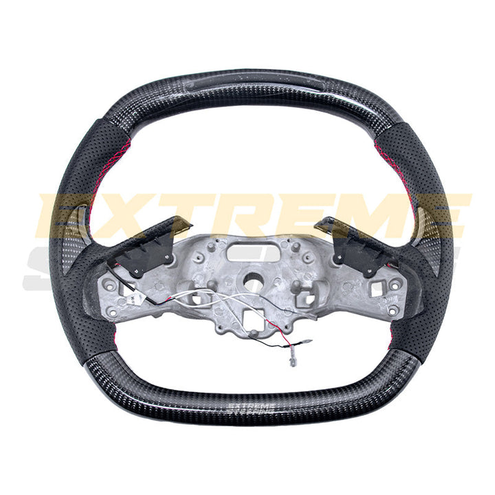 Corvette C8 LED Digital Display Carbon Fiber Steering Wheel