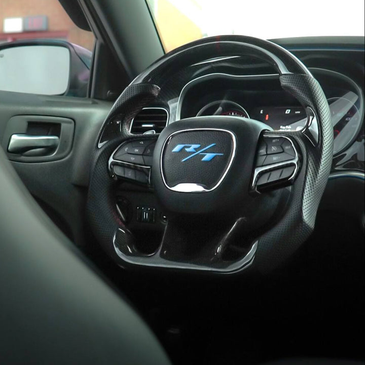 2015+ Dodge Charger Carbon Fiber Steering Wheel