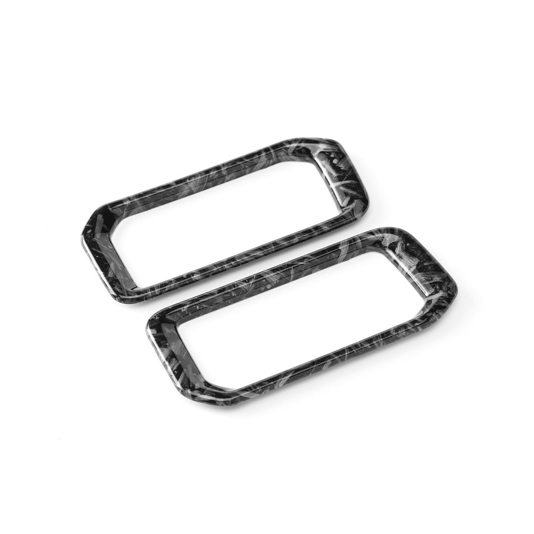 Ford Mustang S650 Center Console Air Vent Trim - Hydro Dipped Forged Carbon Fiber
