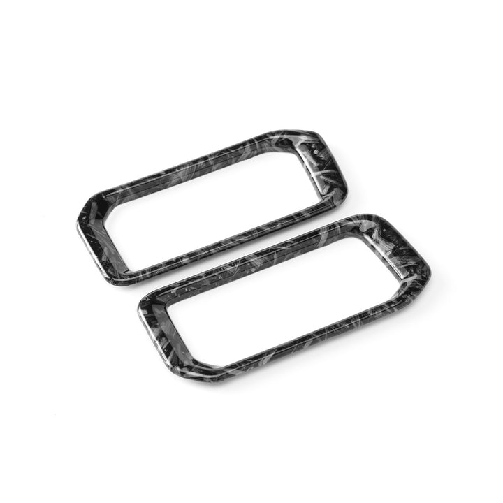 Ford Mustang S650 Center Console Air Vent Trim - Hydro Dipped Forged Carbon Fiber