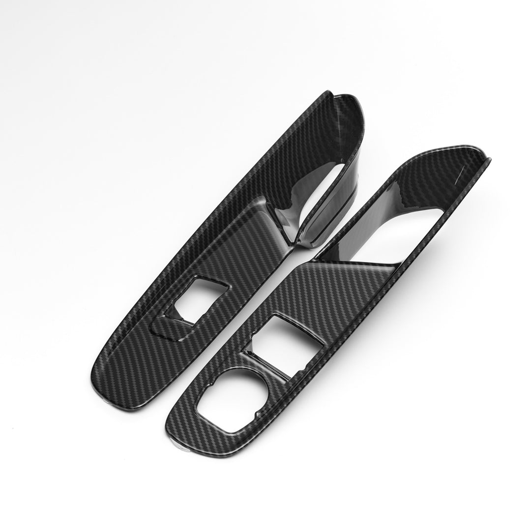 Corvette C8 Window Switch Panel Trim - Hydro-Dipped Carbon Fiber