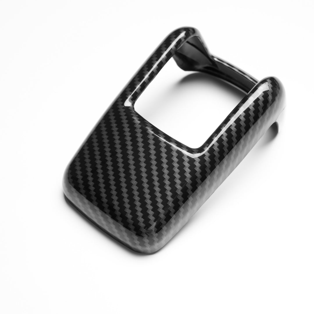 2022+ Chevrolet Silverado Full-Wrap Gear Shifter Cover - Hydro-Dipped Carbon Fiber