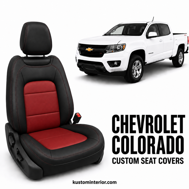 2015-22 Chevrolet Colorado Premium Custom Leather Seat Covers