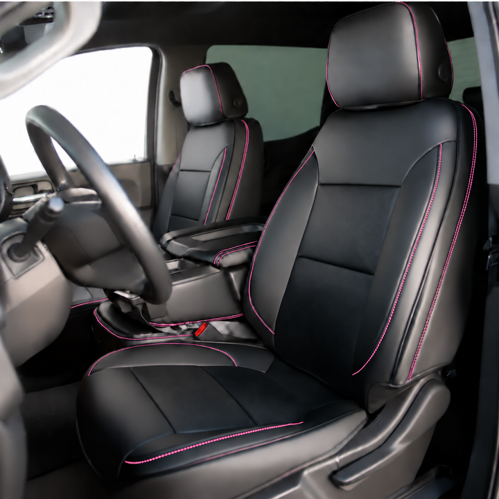 2014-18 Chevrolet Silverado Custom Leather Seat Covers (Custom Order)