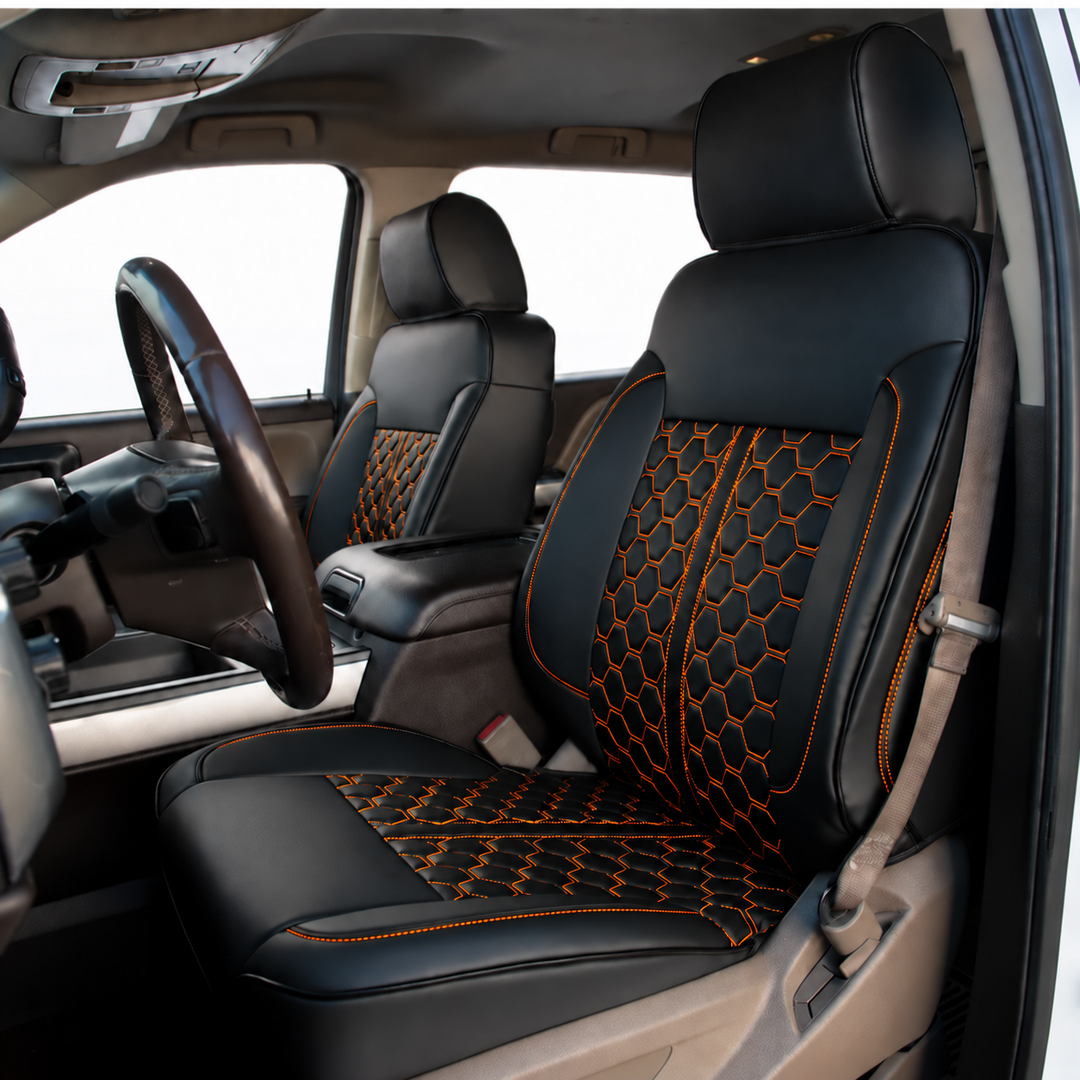 2014-18 Chevrolet Silverado Custom Leather Seat Covers (Custom Order)