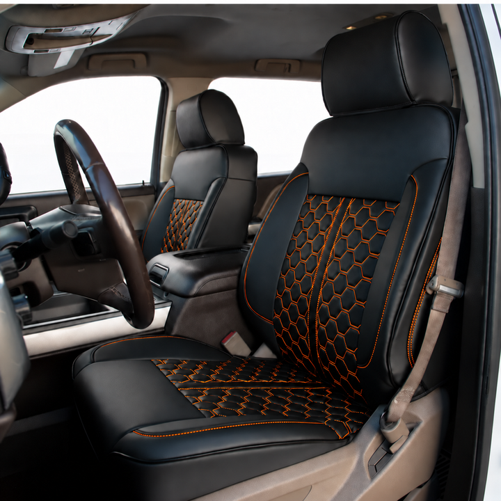 2014-18 Chevrolet Silverado Custom Leather Seat Covers (Custom Order)