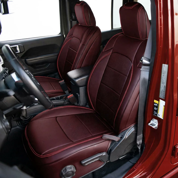 2019+ Jeep Gladiator JT Leather Seat Covers (Custom Order)