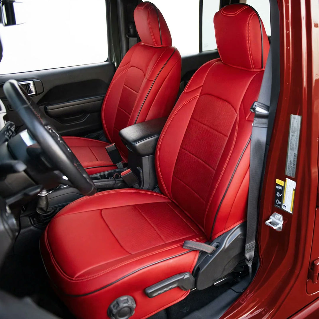 2019+ Jeep Gladiator JT Leather Seat Covers (Custom Order)