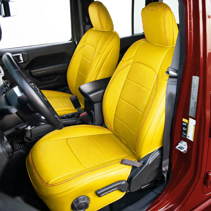 2019+ Jeep Gladiator JT Leather Seat Covers (Custom Order)