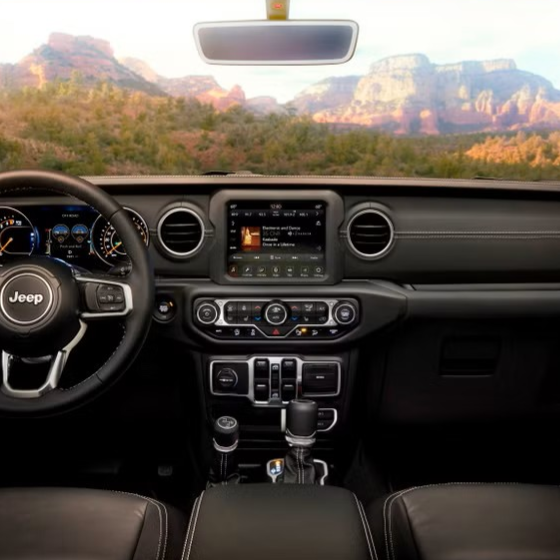 2018+ Jeep Wrangler Display Screen Protection Frame