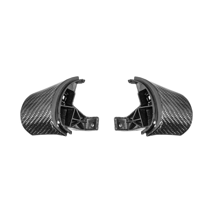 Corvette C6 Dry Carbon Fiber Steering Wheel Button Control Bezel Covers