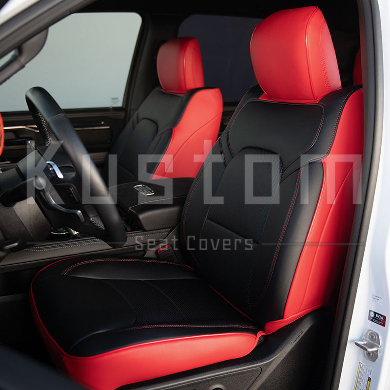 2019+ Dodge Ram 1500 Premium Custom Leather Seat Covers