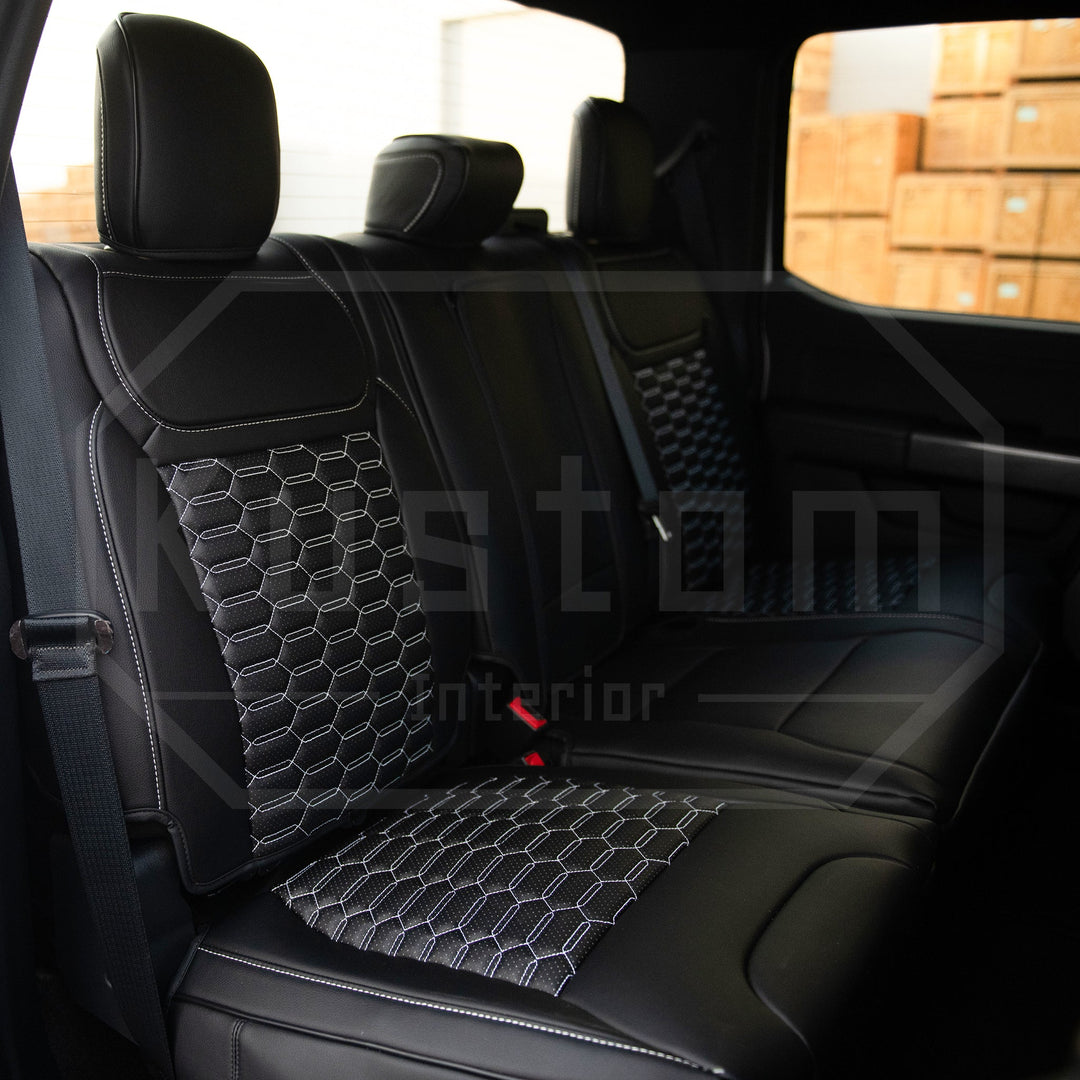 2021+ Ford F-150 5-22 F-250 F-350 Genuine Leather Seat Covers [Custom Order]