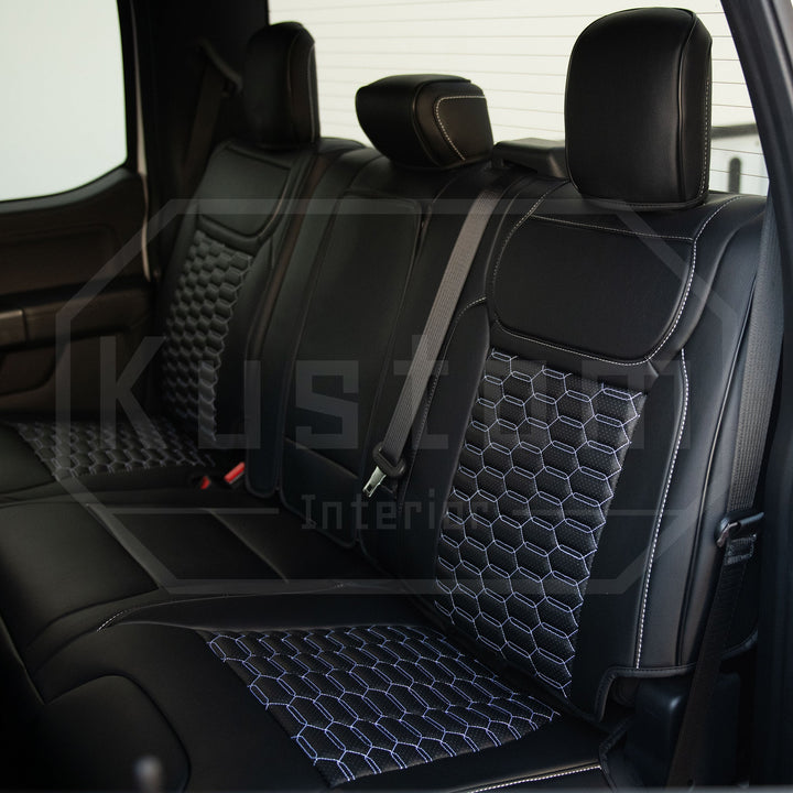 2021+ Ford F-150 5-22 F-250 F-350 Genuine Leather Seat Covers [Custom Order]