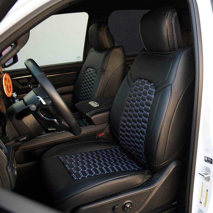 2019+ Dodge Ram 1500 Premium Custom Leather Seat Covers