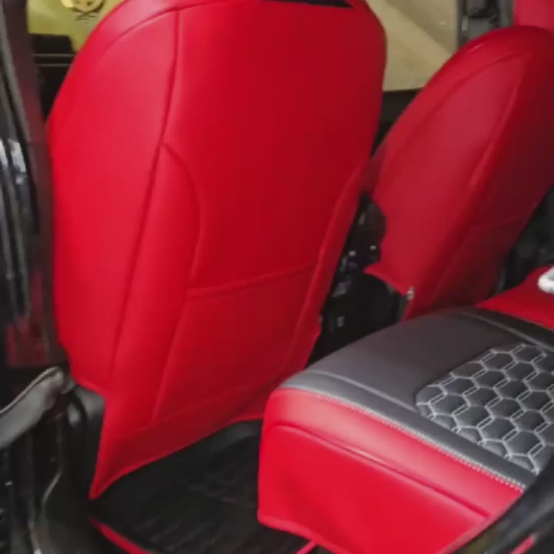 2019+ Jeep Gladiator JT Custom Leather Seat Covers