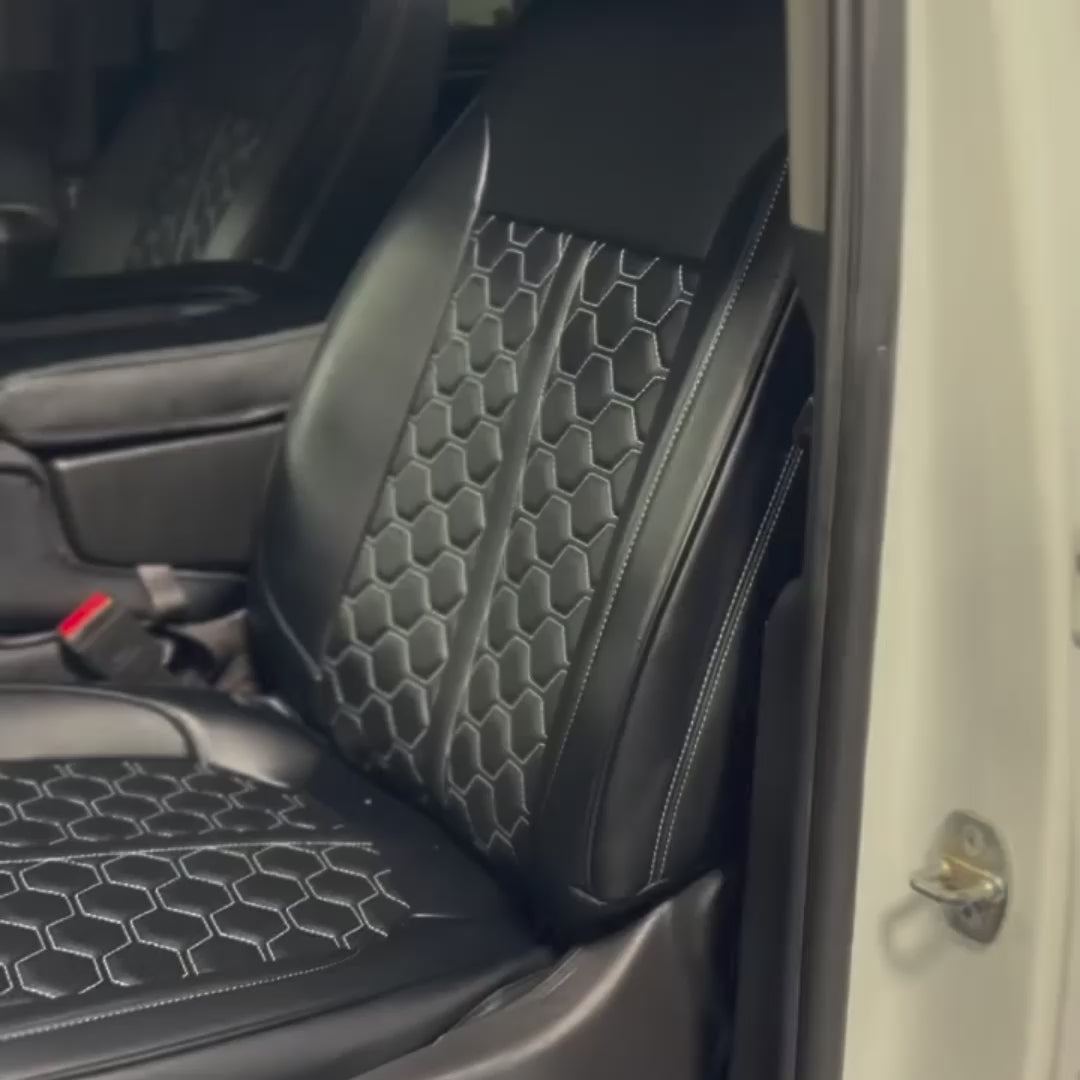 2019+ Chevrolet Silverado Premium Custom Leather Seat Covers