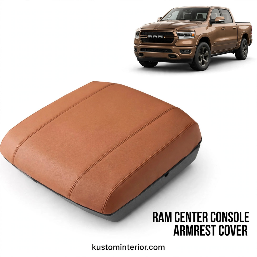 2009+ Dodge Ram Classic Center Console Lid Armrest Cover (Custom Order)