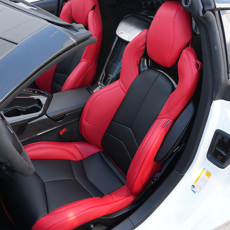 Corvette C8 Custom Leather GT2 Seat Cover (Custom Order)