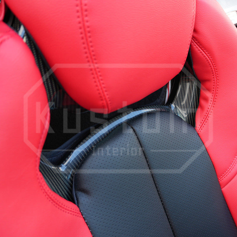 Corvette C8 Custom Leather GT2 Seat Cover (Custom Order)