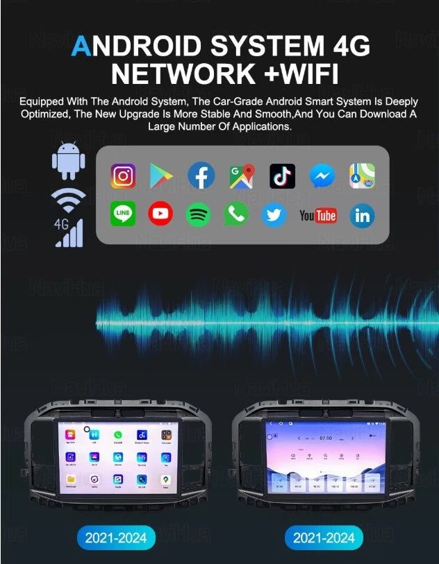 2021+ Ford F-150 13.3" Custom CarPlay Infotainment System