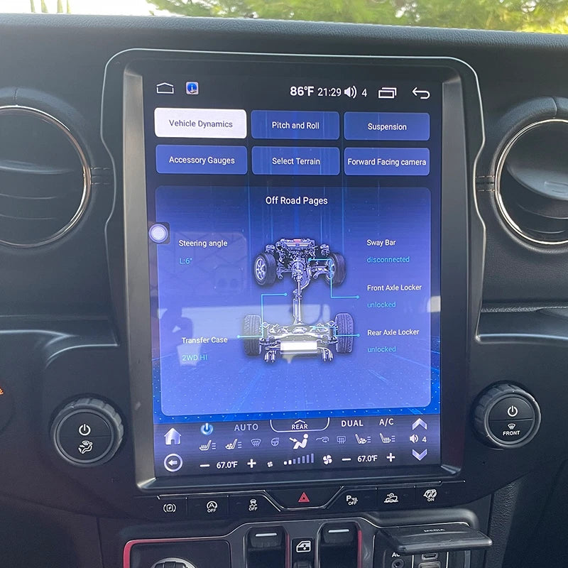 2018+ Jeep Wrangler JL Custom CarPlay Infotainment System