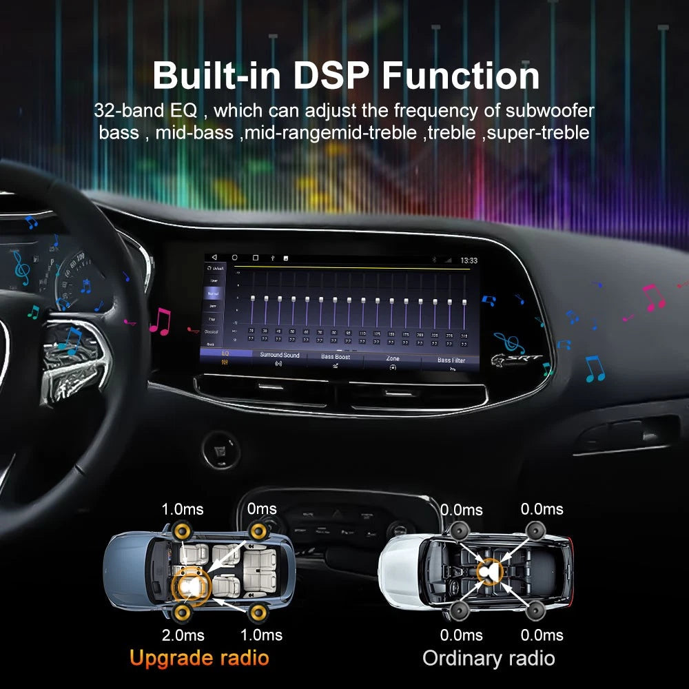 2015+ Dodge Challenger Custom CarPlay Infotainment System