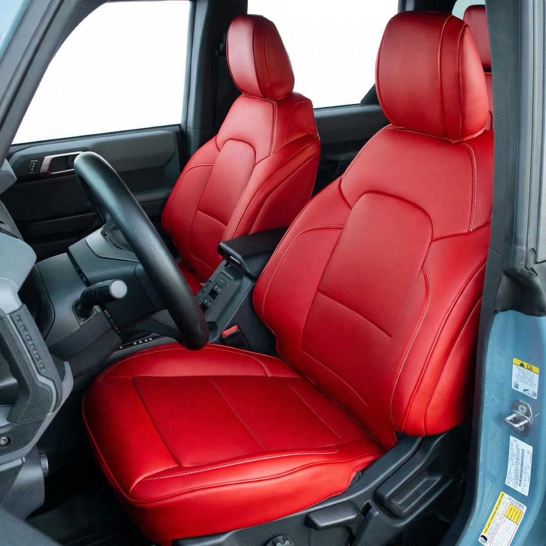2021+ Ford Bronco Leather Seat Covers(Custom Order)