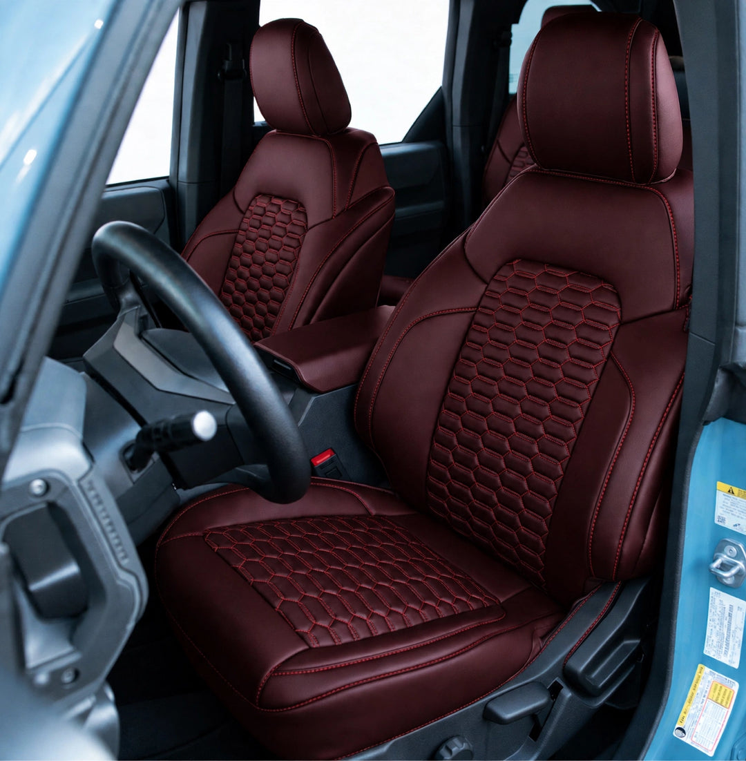 2021+ Ford Bronco Leather Seat Covers(Custom Order)