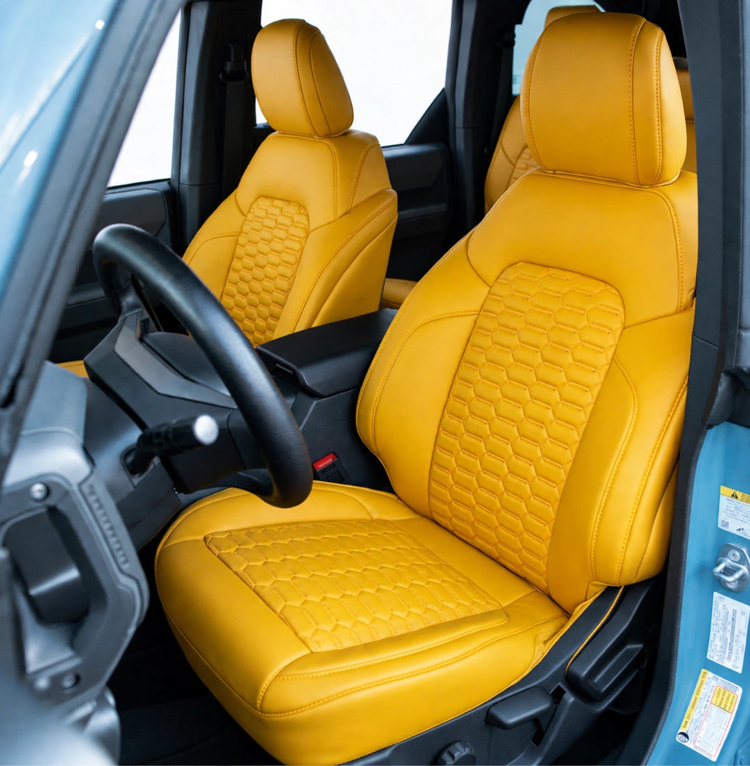 2021+ Ford Bronco Leather Seat Covers(Custom Order)