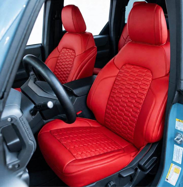 2021+ Ford Bronco Leather Seat Covers(Custom Order)