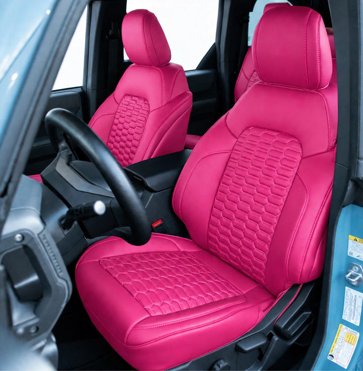 2021+ Ford Bronco Leather Seat Covers(Custom Order)
