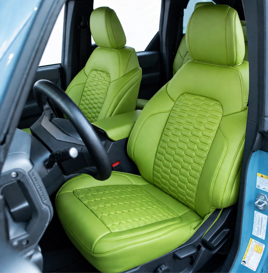 2021+ Ford Bronco Leather Seat Covers(Custom Order)