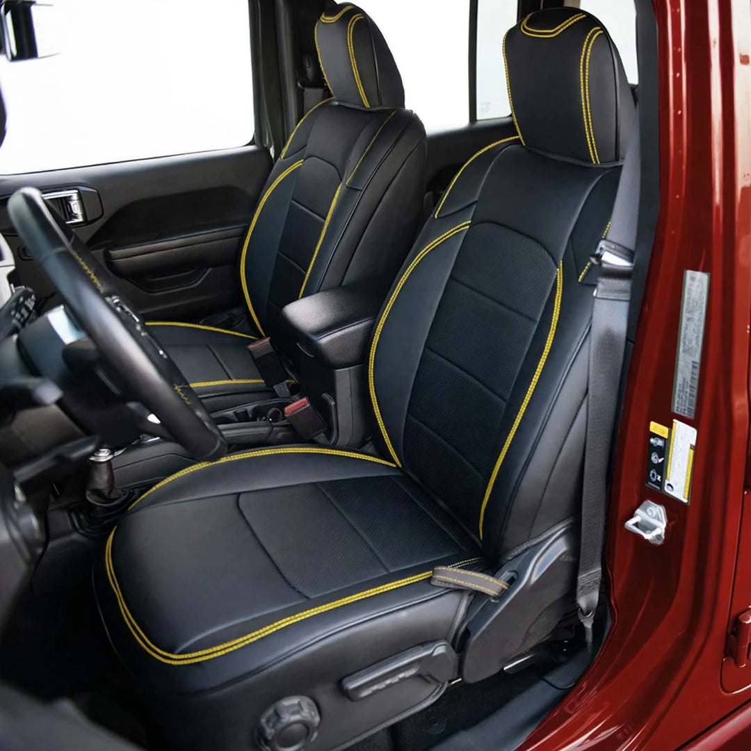2019+ Jeep Gladiator JT Leather Seat Covers (Custom Order)
