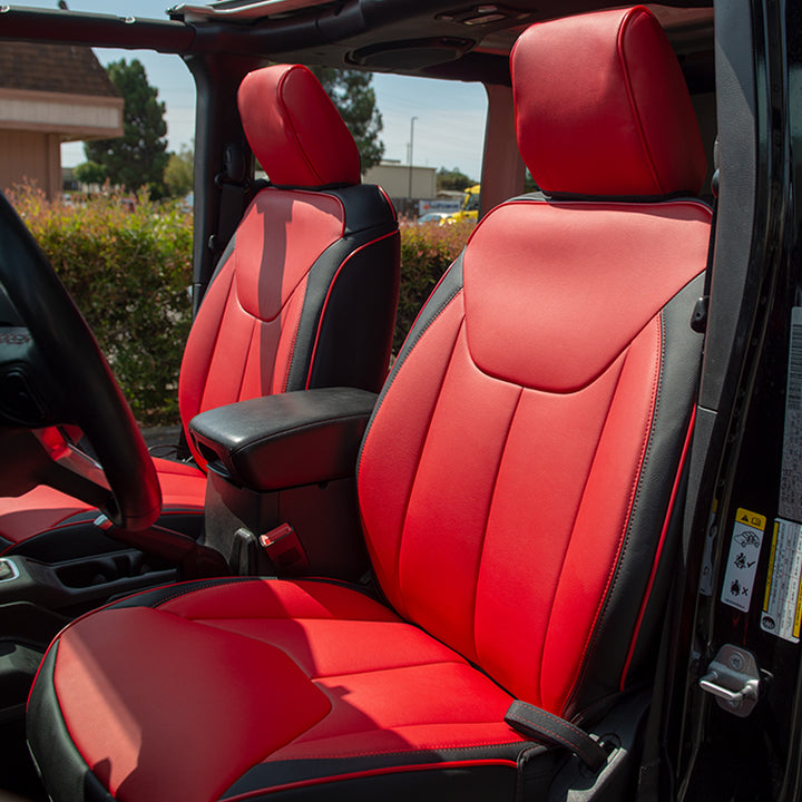 2013-18 Jeep Wrangler JK Custom Leather Seat Covers