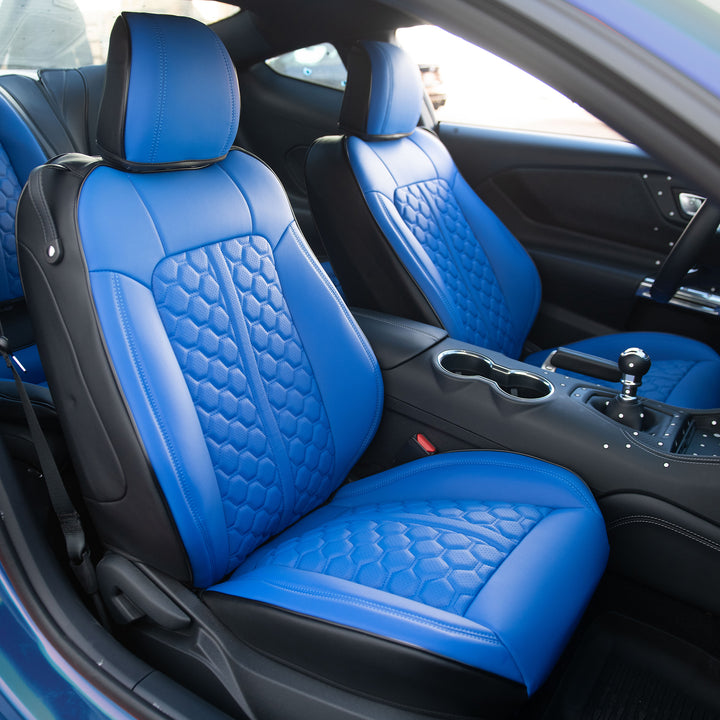 2015+ Ford Mustang Coupe Custom Leather Seat Covers