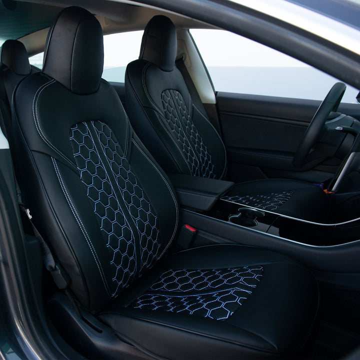 2017-23 Tesla Model 3 Custom Leather Seat Covers