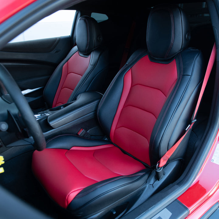 6th Gen Camaro Recaro Custom Leather Seat Covers