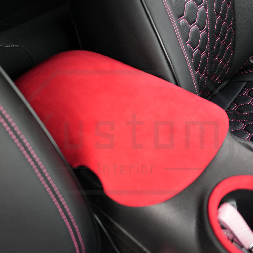 2024+ Ford Mustang S650 Suede Leather Armrest Cover