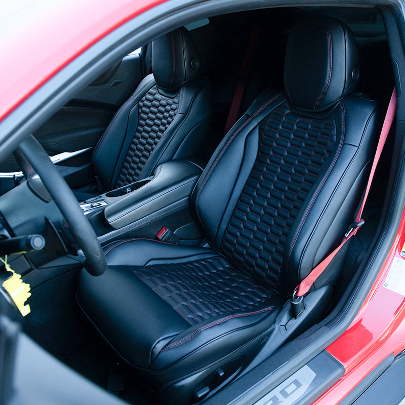 6th Gen Camaro Recaro Custom Leather Seat Covers