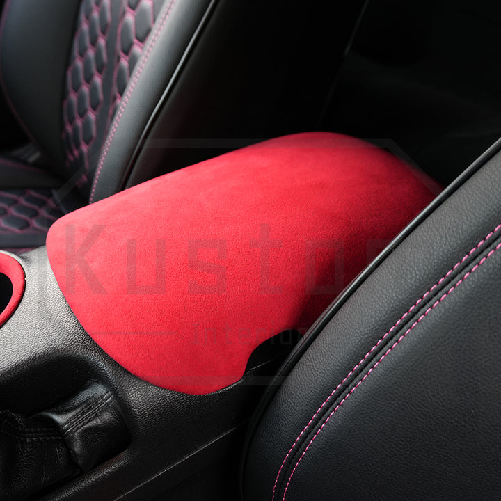 2015-23 Ford Mustang Alcantara Armrest Cover