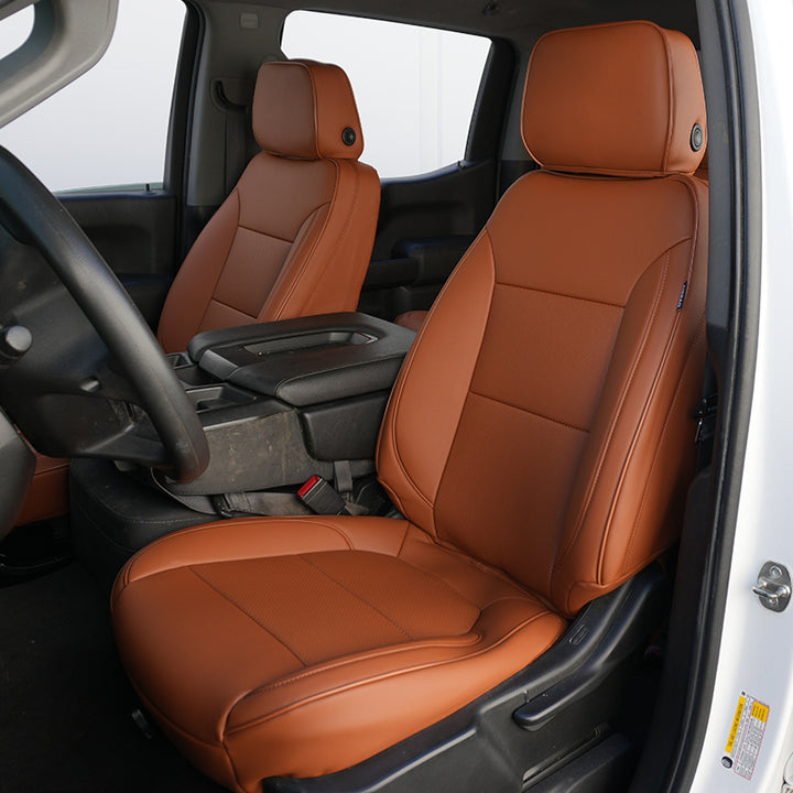 2019+ GMC Sierra Premium Custom Leather Seat Covers