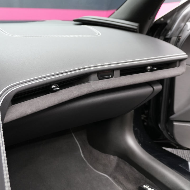Corvette C8 Suede Leather Dash Air Vent Trim