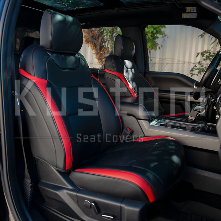 2015-20 Ford F-150 Raptor Custom Leather Seat Covers