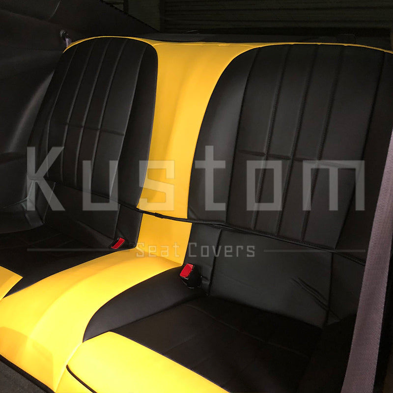 5th Gen Camaro Coupe Custom Leather Seat Covers