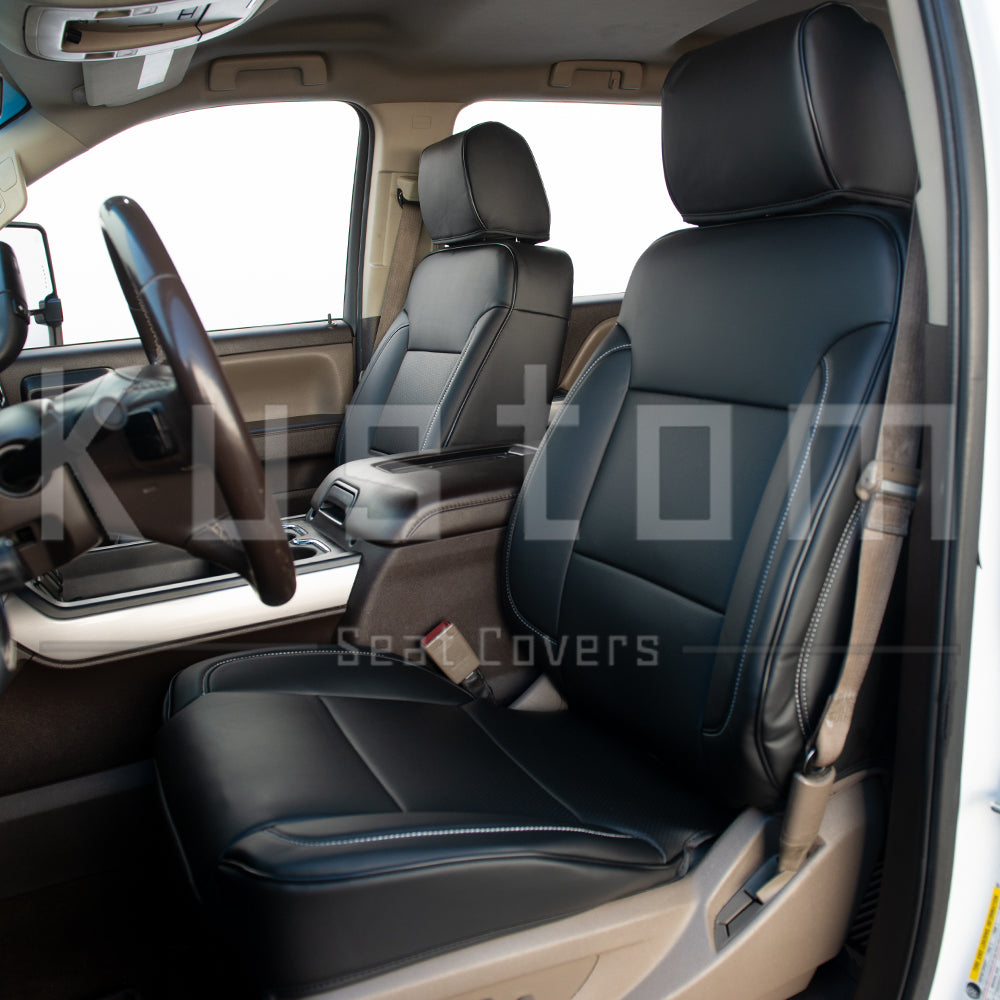 2014-18 Chevrolet Silverado Custom Leather Seat Covers