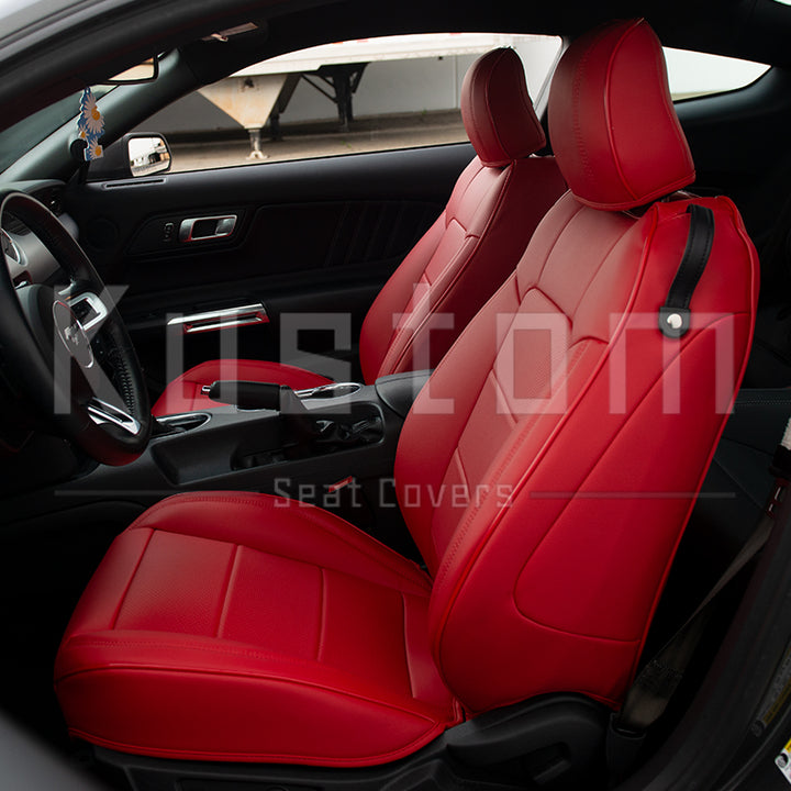 2015+ Ford Mustang Coupe Custom Leather Seat Covers