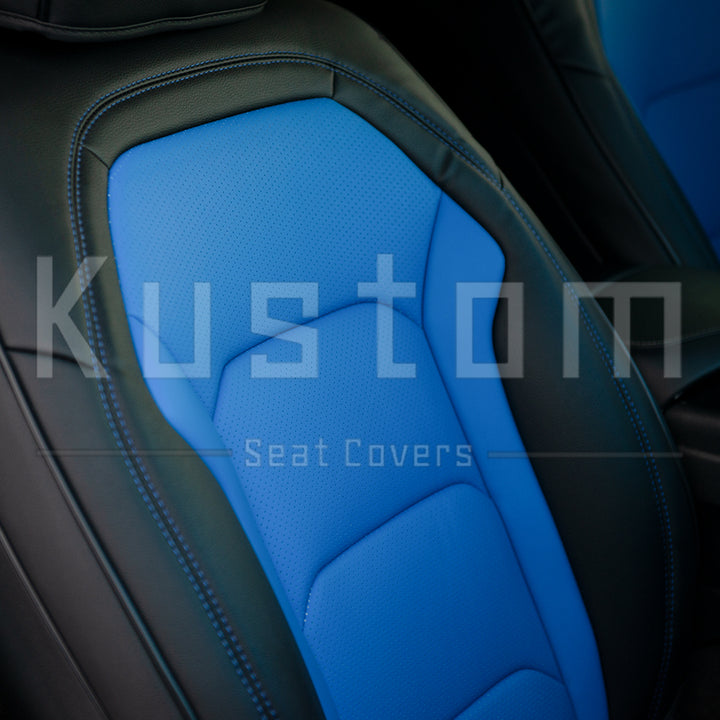 6th Gen Camaro Coupe Custom Leather Seat Covers