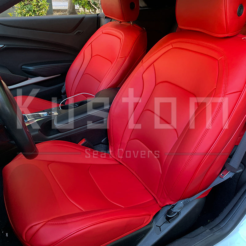 6th Gen Camaro Coupe Custom Leather Seat Covers